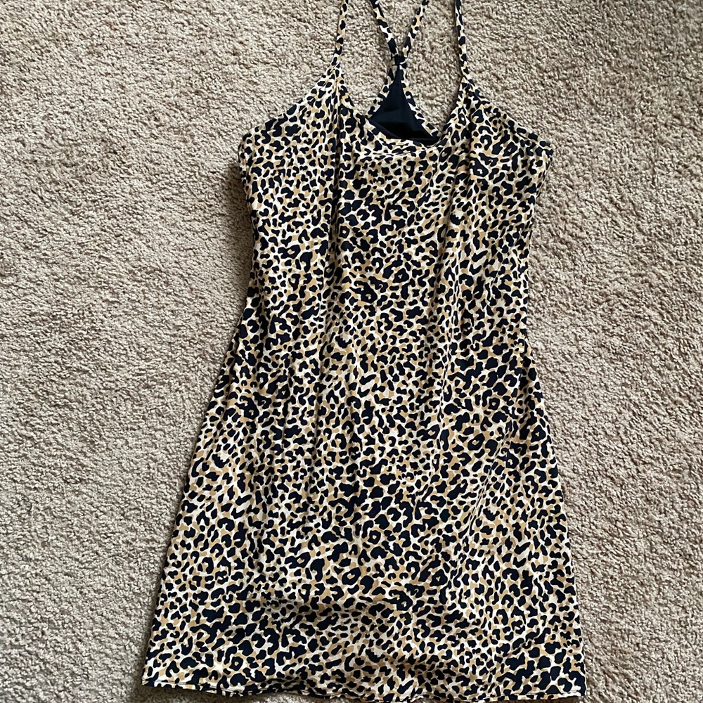 Cheetah Outdoor Voices Exercise Dress